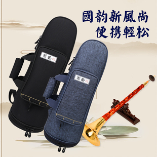 燃乐Ranloesa唢呐包加厚双肩大号8支装唢呐袋可背防泼水轻便便携