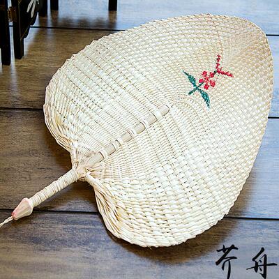 棕叶大蒲扇子纯手工蒲草编织老式中国风古典芭蕉扇葵扇夏季手摇扇