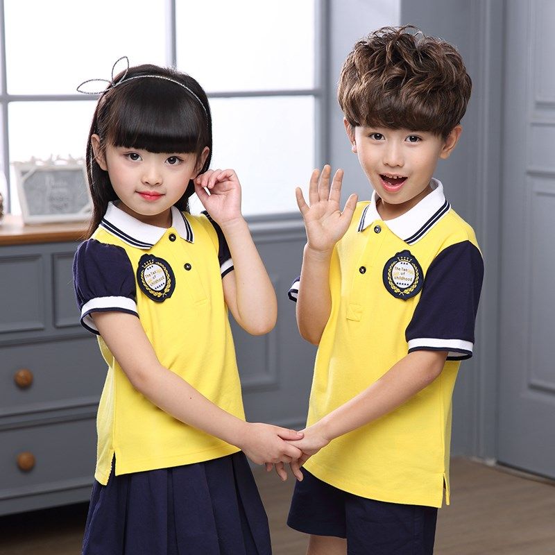 小学生校服夏装 polo衫男女童短袖t恤儿童班服夏季幼儿园园服夏天,童装/婴儿装/亲子装,T恤,淘宝优惠券,粉丝福利购,淘宝优惠卷