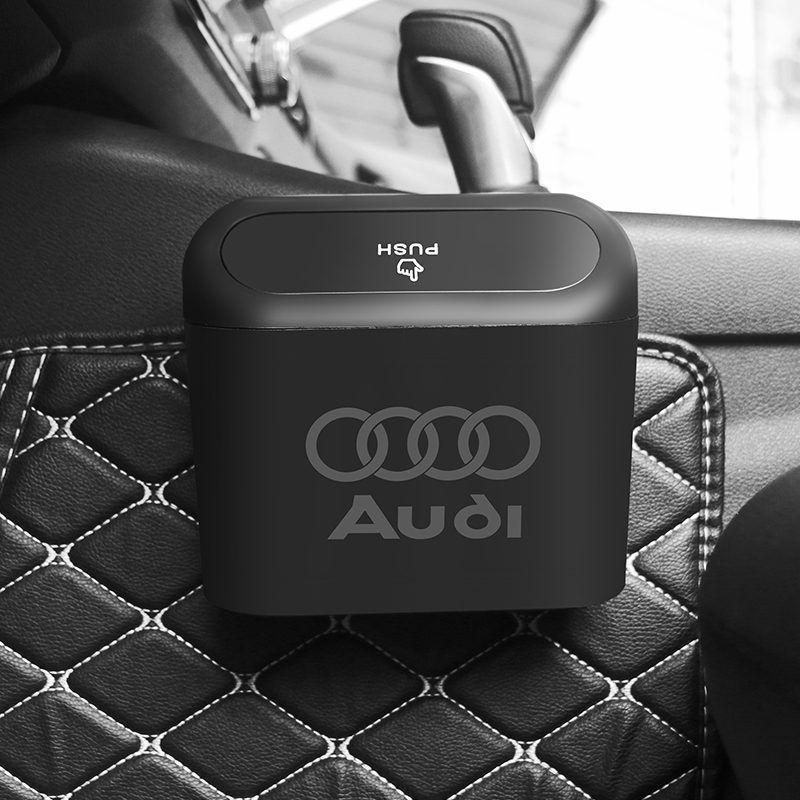 奥迪Q2LQ5L车载垃圾桶挂式收纳盒新A3LA4LA5A6L汽车用品内饰改装