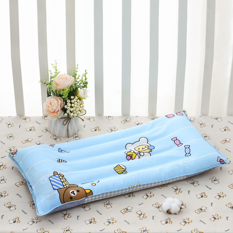 儿童纯棉枕头套30x50 32x62 32x70宝宝幼儿园小学生四季通用枕套