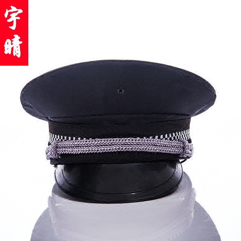 保安帽大檐帽保安服帽子2011新式门卫物业保安大盖帽男女通用