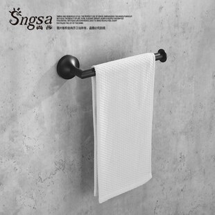黑色304纸巾架 四件套304不锈钢毛巾架不锈钢挂钩 浴室置物架挂件