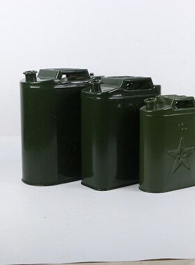供应扁桶军绿色油桶便捷式移动油箱大容量铁皮柴油汽油油桶储油箱