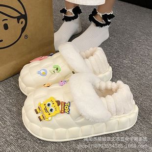 可拆卸室内家居外穿秋冬 山姆优选新款 棉拖鞋 冬季 可爱家用冬天棉鞋