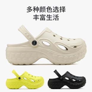 包头家居情侣防滑eva沙滩凉拖 山姆优选厚底洞洞鞋 女款 夏季 外穿款