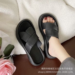时尚 山姆优选凉拖鞋 拖鞋 女夏外穿新款 女士凉拖夏天 厚底沙滩夏季