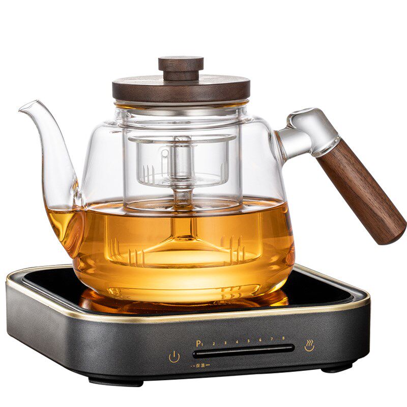小型电陶炉自动保温茶炉静音家用玻璃壶迷你泡茶煮茶器超薄挑壶
