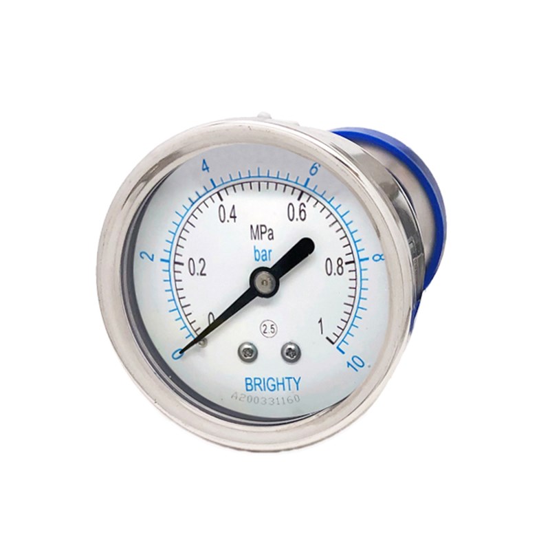 BLD北京布莱迪PYTH-063.ZO..F6卫生型隔膜压力表YTNP-63HZF6 轴向