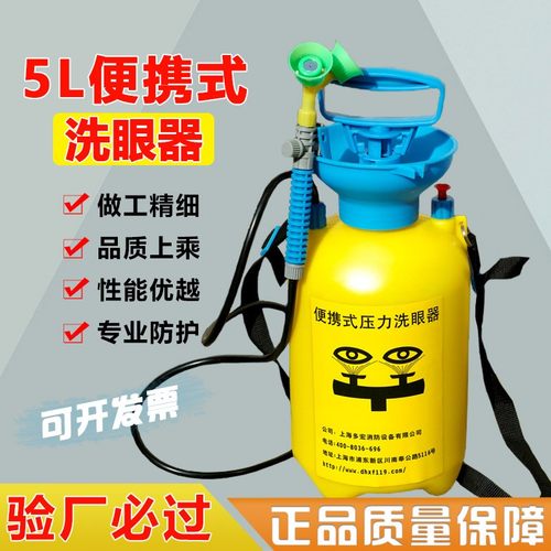 洗眼器便携式家用紧急洗眼器手持验厂复合式冲眼器喷淋洗眼器