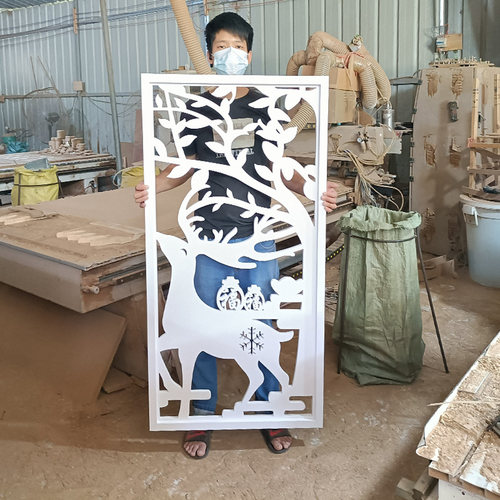 过道通格吊顶镂空雕板现代欧式背景墙屏风客厅玄关隔断