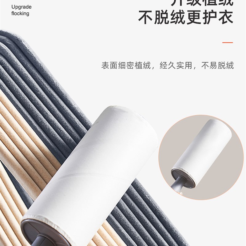 加厚植绒衣架防滑无痕22新款防肩角家用挂衣晾衣架加宽衣撑衣挂