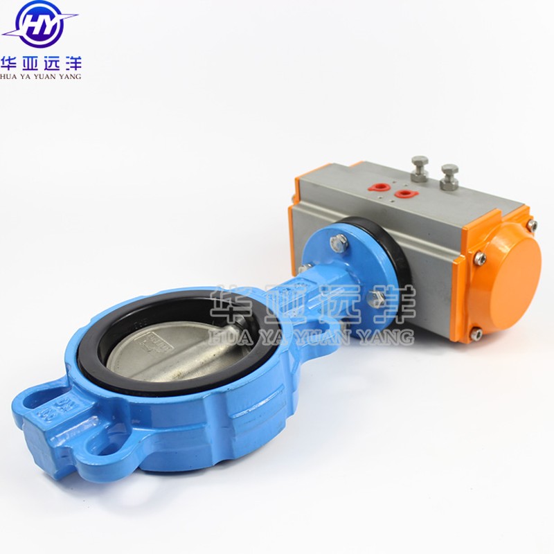 气动对夹蝶不锈钢0/1L板D71X-1 DN 5  100 1 1