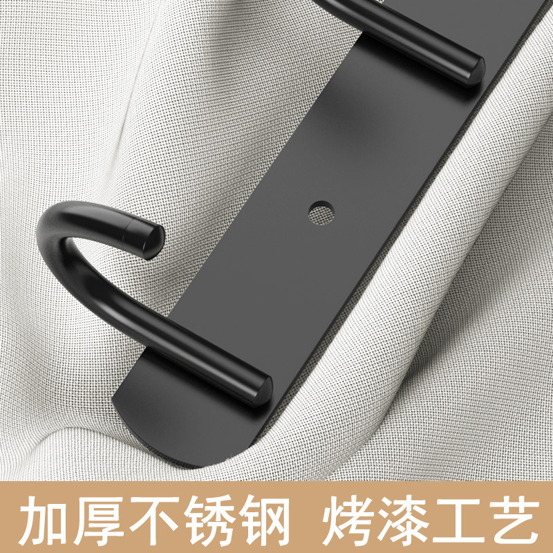 门后挂钩.厚门 卧室门上挂衣架免打孔门背式创意衣帽钩