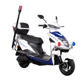 巡逻电动车治安物业联防小区校园巡逻车两轮巡逻电动摩车