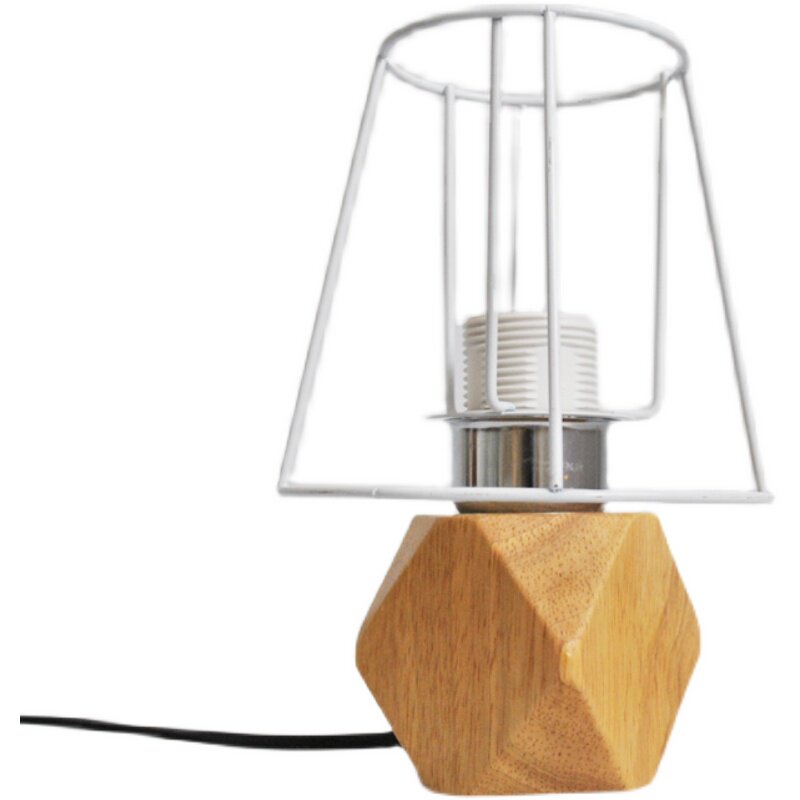 手工编织台灯实木床头灯创意di材料包螺口调光灯罩五金铁架,家装灯饰光源,装饰台灯,淘宝优惠券,粉丝福利购,淘宝优惠卷