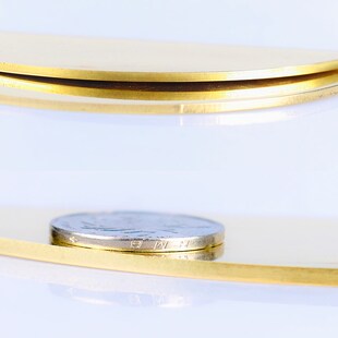 乐府诗月牙板 鸳鸯板 黄铜山东快书鸳鸯板 大鼓书铜板评书板