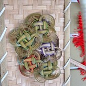 手工竹编DI竹编胸针材料包研学培训体验竹编材料