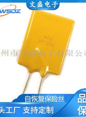 厂家热供 自恢复保险丝RGEF1200 16V12A 插件/贴片自恢复保险丝