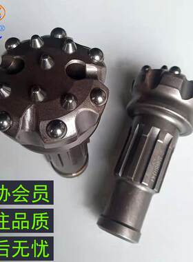 115mm十花键高风压短脖潜孔钻头黑金刚传奇K4冲击器优质潜孔钻头