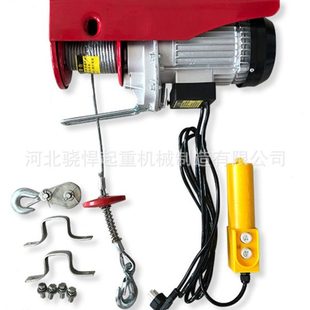 电动葫芦 厂价销售家用微型电动葫芦 220V装 修吊料机小吊机 悬挂式