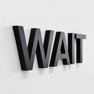 哑光烤漆字定制招牌背景墙log立体水晶字门头广告牌