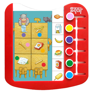 智慧星逻辑思维狗训练板儿童早教卡片益智幼儿园教具小中大班