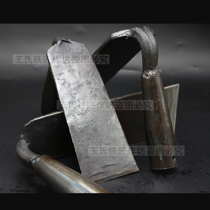 王氏铁匠合金钢手工锄头翻地锄草开荒农具园艺锄具种菜挖笋钢锄