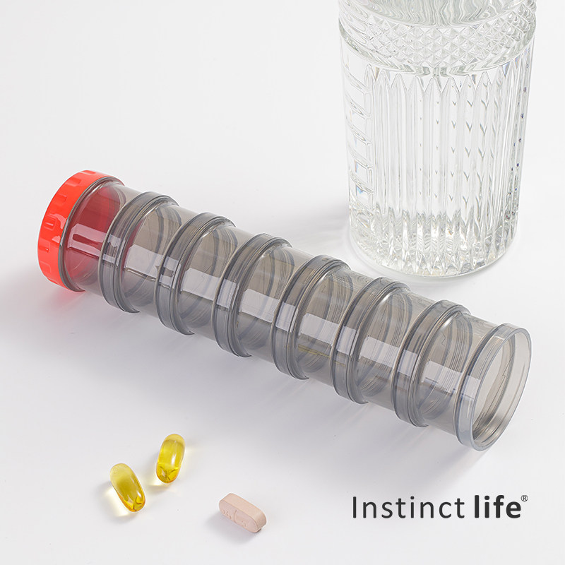 蛋白粉分装薬盒子密封格迷你单个便携小号保健品小药盒一周