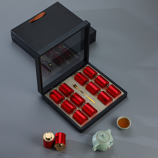 端茶叶包装空盒小罐茶礼盒通用茶叶罐红茶岩茶小罐子包装盒