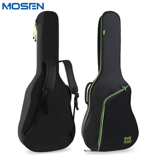 莫森吉他包40寸41寸吉它包防水防震加厚民谣吉他琴包皮质硬壳琴箱