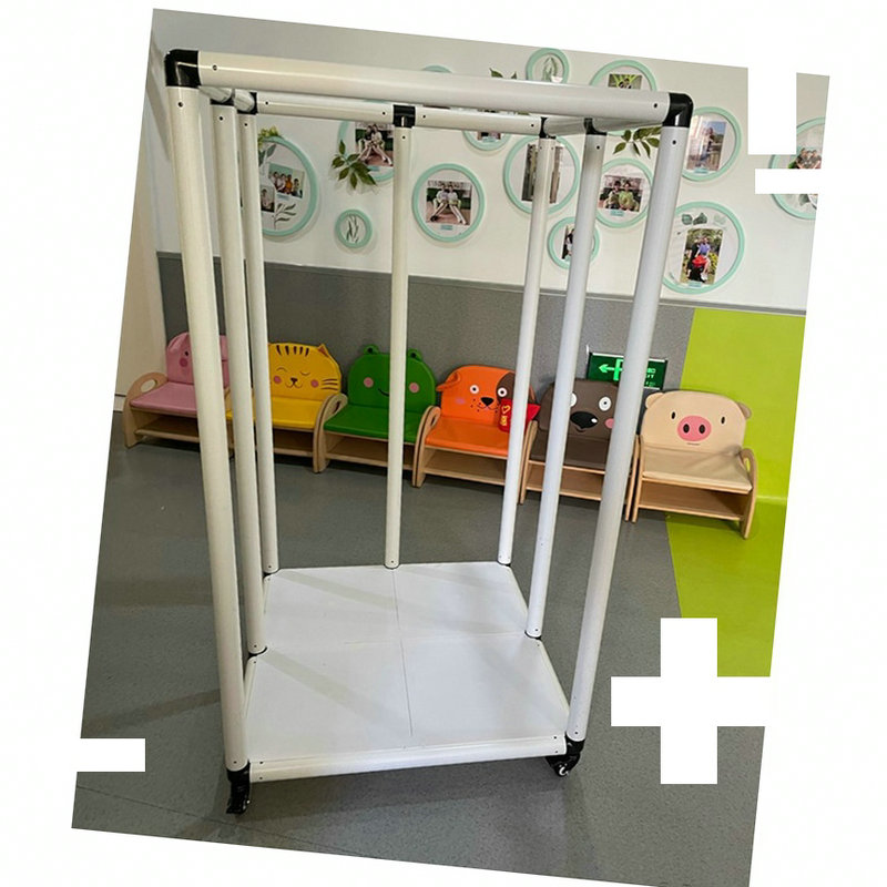 幼儿园体操垫收纳车儿童户外体操垫框玩具架带万向轮可移动整理架图片