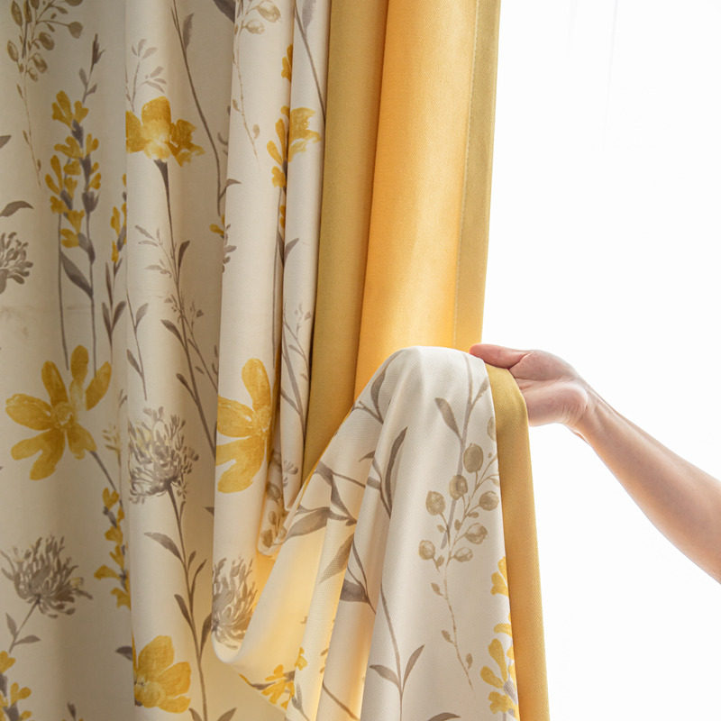 美式田园风2022年新款雪尼尔绒客厅卧室飘窗儿童房成品遮光窗帘布,居家布艺,定制窗帘,淘宝优惠券,粉丝福利购,淘宝优惠卷