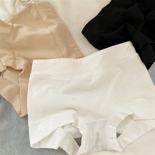 夏 2024新款 森日和叶A类打底平角内裤 女生纯棉裆防走光女士安全裤