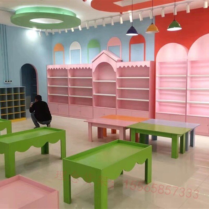 玩具桌子儿童多功能益智积木桌商用太空沙桌考古体验桌木质