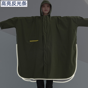 斗篷儿童雨衣男童初中生带书包位小学生幼儿女孩便携蓝色雨披大童