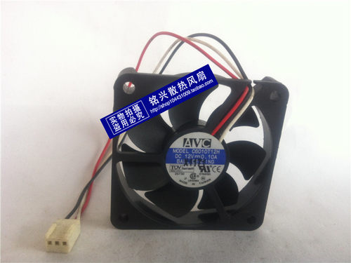 原装台湾AVC C6010T12H 12V 0.10A 6CM 6010 CPU散热风扇