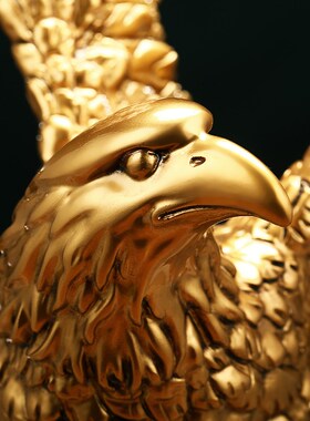 大展宏图鹰摆件聚财招财中式客厅老板办公室桌面装饰公司开业礼物