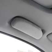 奥迪a4la3a6lq5lq2q3q7Q8s4改装 饰用品 内饰车载眼镜盒夹翻毛皮装