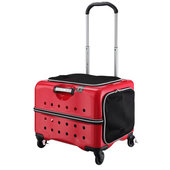 萌货食堂 PUBT猫狗透气四轮拉杆箱多只宠物外出推车公爵MAX加大版