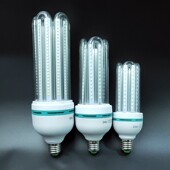 超亮led灯B22卡口家用E27螺口节能灯泡白光234U型灯泡高亮玉米灯