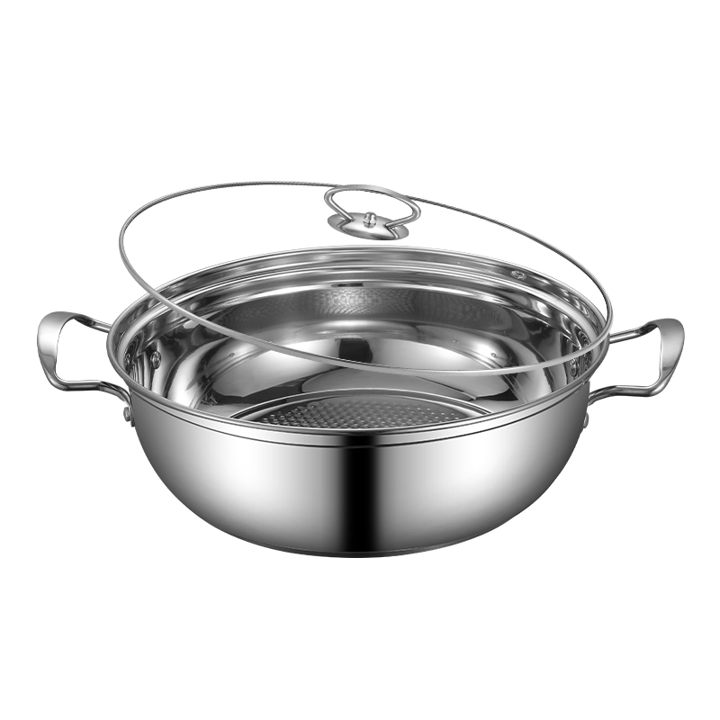 不锈钢新款海鲜蒸汽锅锅蒸煮两用多功能蒸锅火锅多层大小商用家用