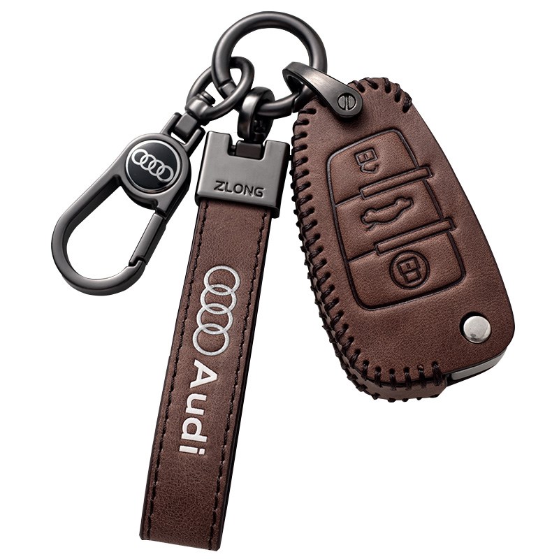 专用奥迪钥匙套a4l a6l a8l q5l a3 q3 q7 q5 a4a5a7 q2l车包壳扣