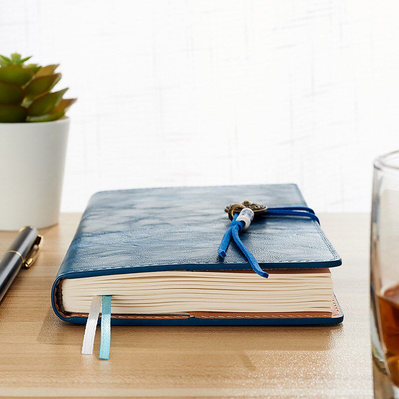 笔记本子a6小号复古便携商务办公工作会议记录记事本大学生学习随