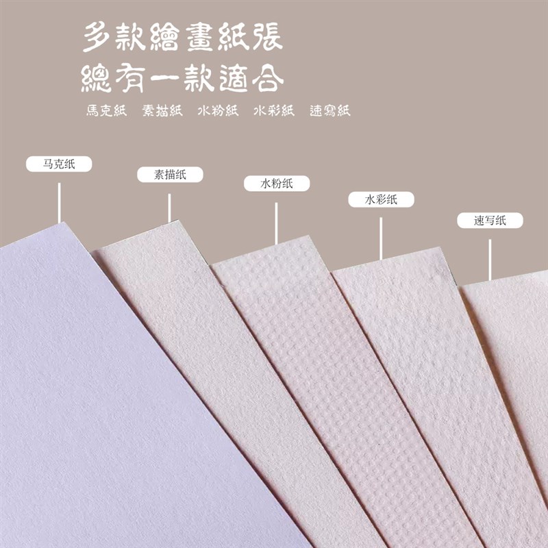 美术生专用素描纸4k8k加厚160克画画纸儿童小学生用A3A4水粉纸水