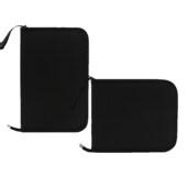 折叠式 笔帘彩铅收纳包帆布笔袋美术生专用素描铅笔收纳袋卷笔袋美