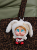 Loving Bunny Outfit (Bunny Headband + Heart Sweater + Plaid Skirt + Hello Kitty Bag + Red Shoes)