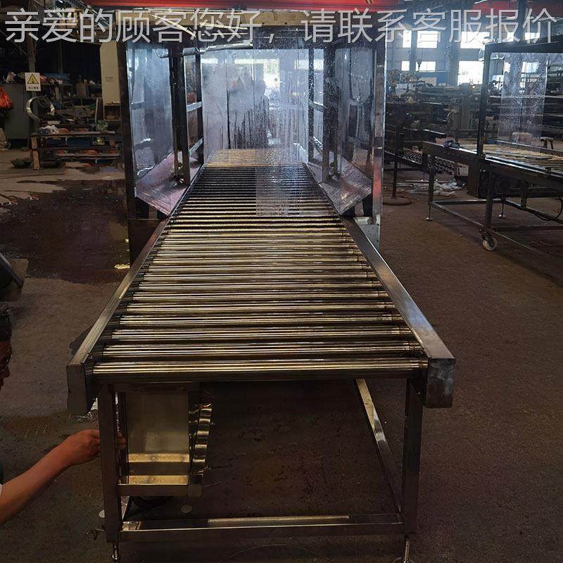 快递消毒输机 紫外送线灯消毒冷消毒输送链纸箱输送设备 管雾化毒