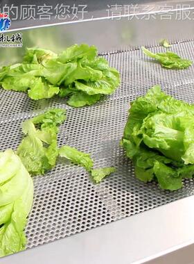 蔬振动风干除机 滤网动式输送风干机 ESB净菜振设备 振动水菜机械