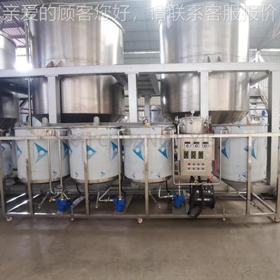 小型毛自炼油机 花生动油菜油籽油精炼油机全油厂用FAU毛油提炼机